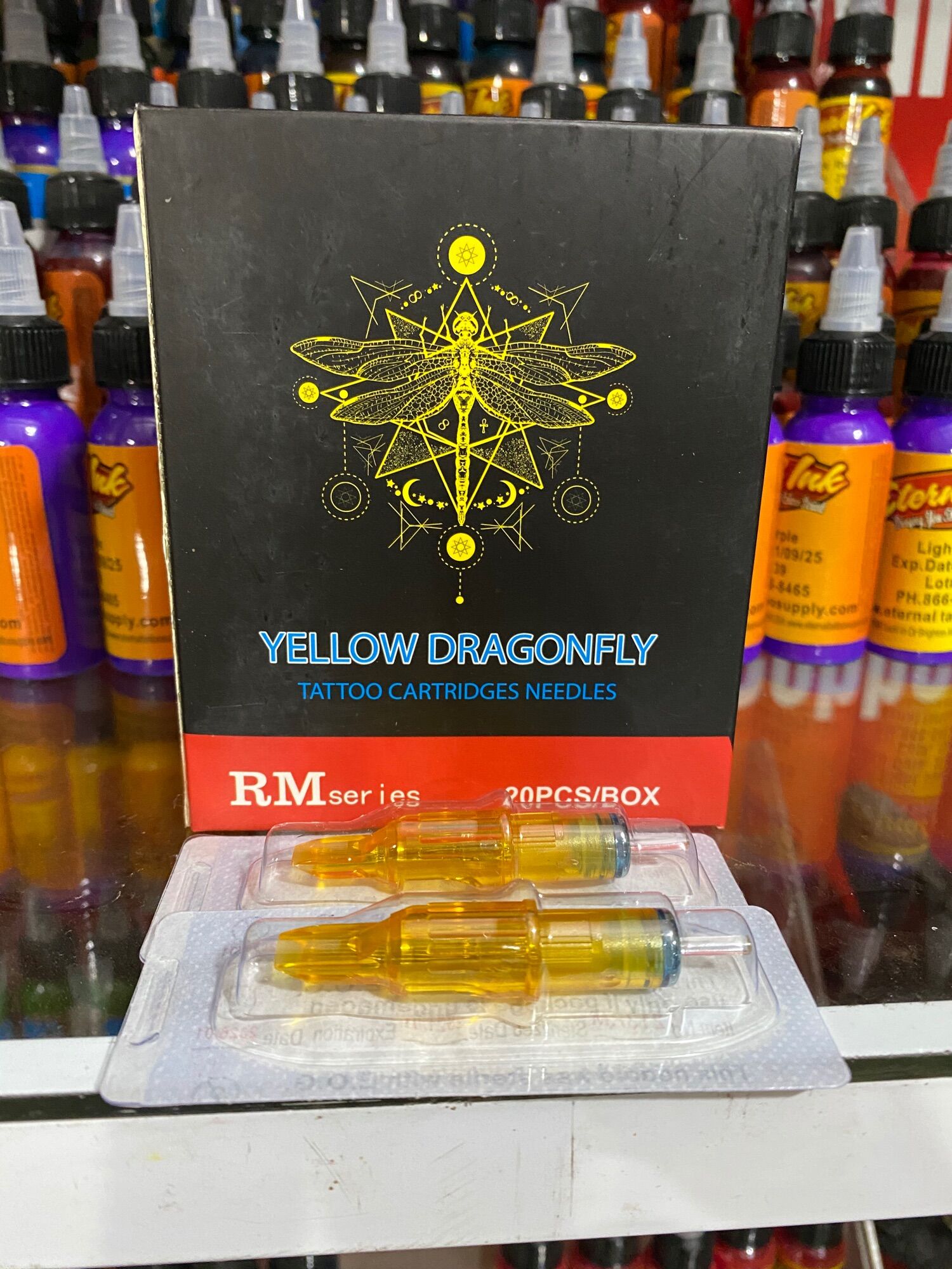 Kim xăm máy pen 13RM đánh bóng hộp 20 kim