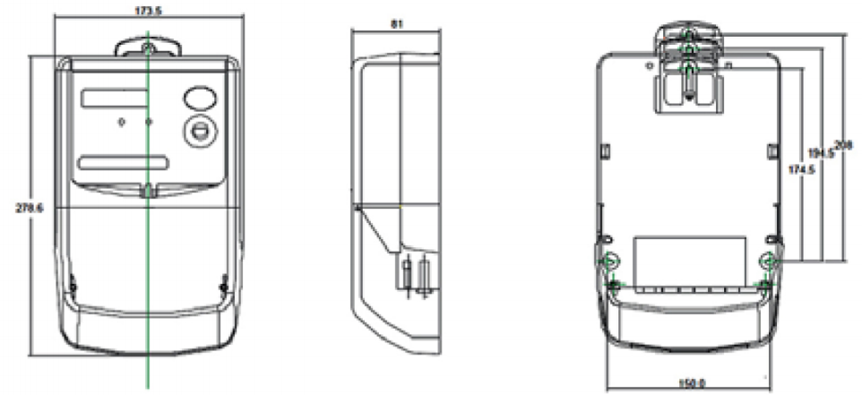 Công tơ điện tử 3 pha đa chức năng Elster A1700 (3giá)