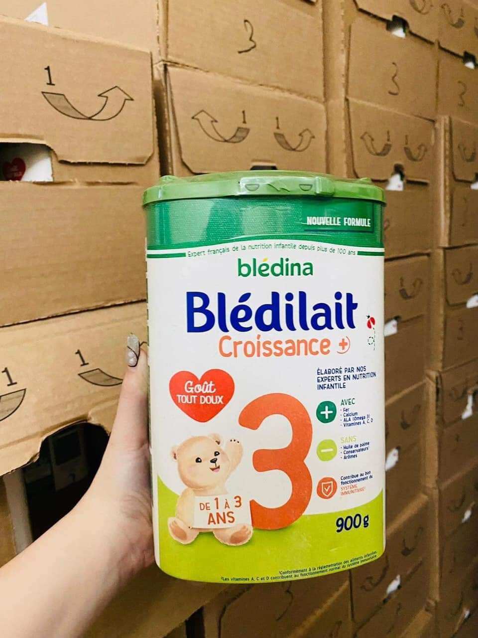 Sữa Bledilait Pháp Mẫu Mới số 1,2,3 900g
