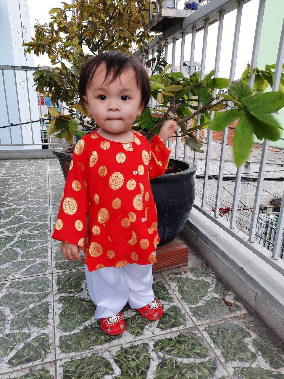 Áo bà ba cho bé gái