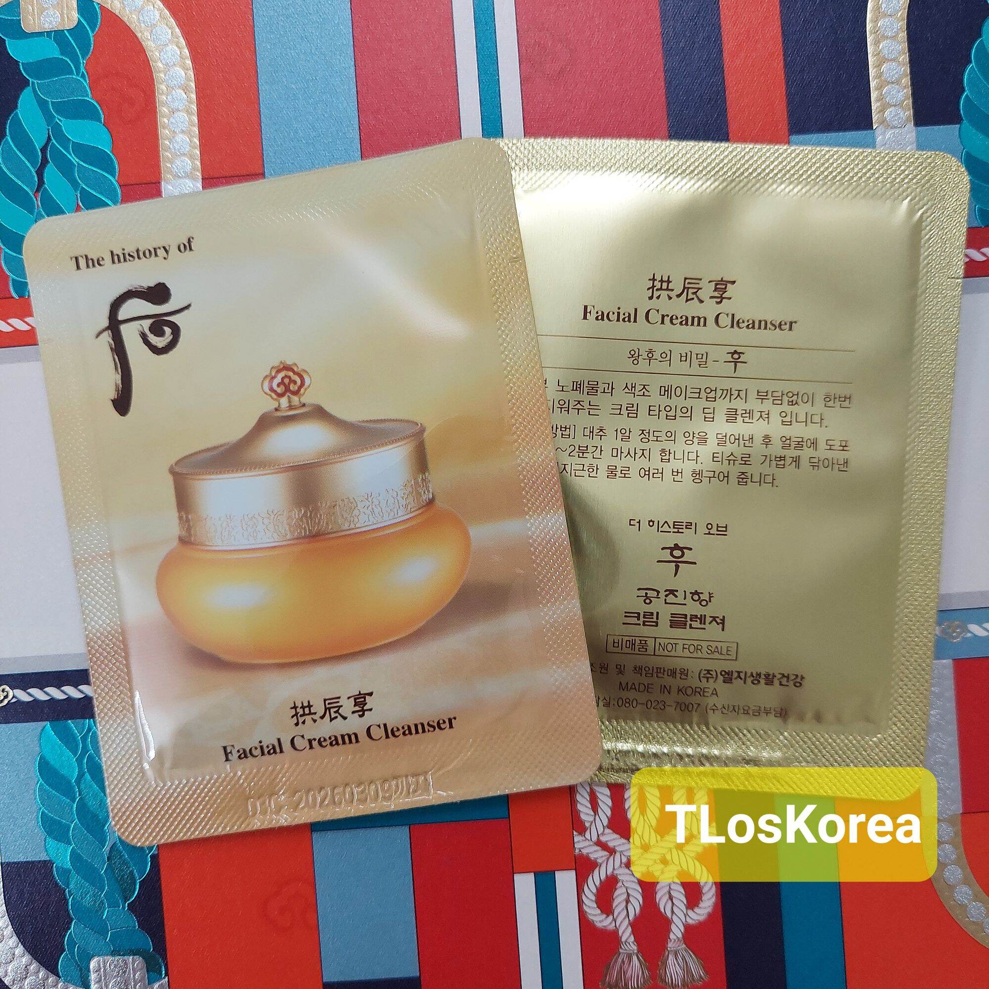 [Date2026]Gói Kem tẩy trang Whoo Gongjinhyang Facial Cream Cleanser