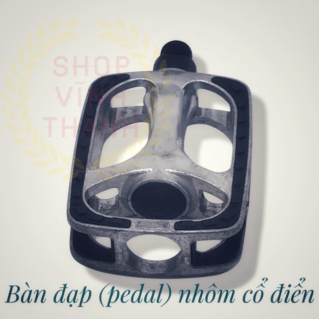Cặp bàn đạp (pedal) xe đạp nhôm kiểu cổ điển