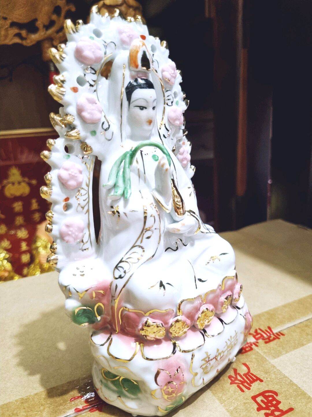 TƯỢNG QUAN ÂM SỨ CAO 20CM