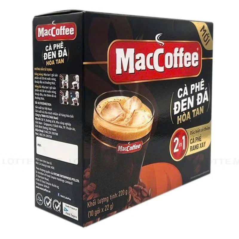  5 hộp Cà phê phố đen đá hoà tan 50 gói 