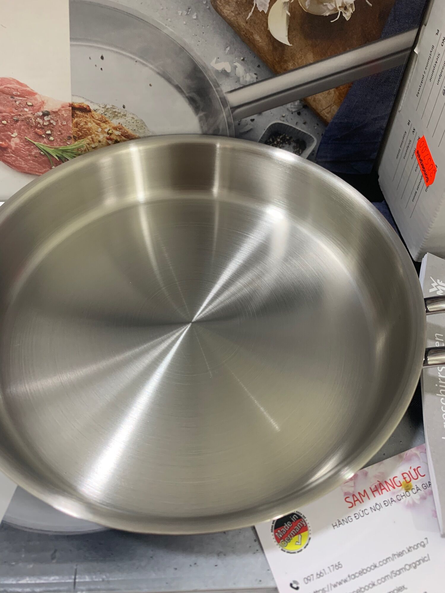 HÀNG ĐỨC CHẢO INOX WMF FRYING PAN 18CM