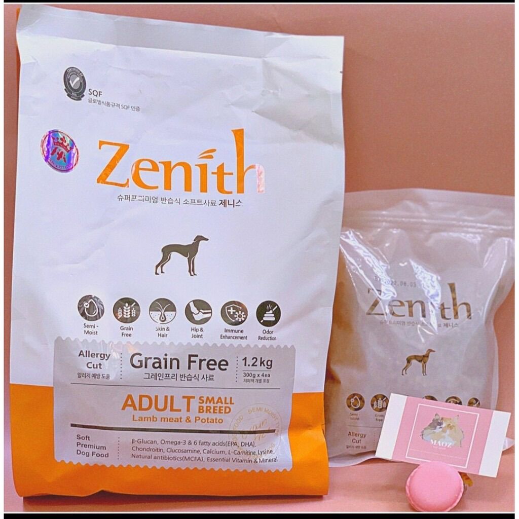 Thức ăn cho chó hạt mềm Zenith túi 1,2 kg