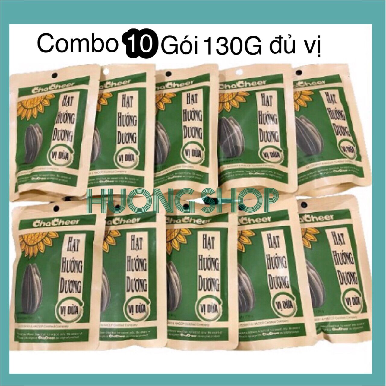 Hạt Hướng Dương Chacheer vị Dừa 130g