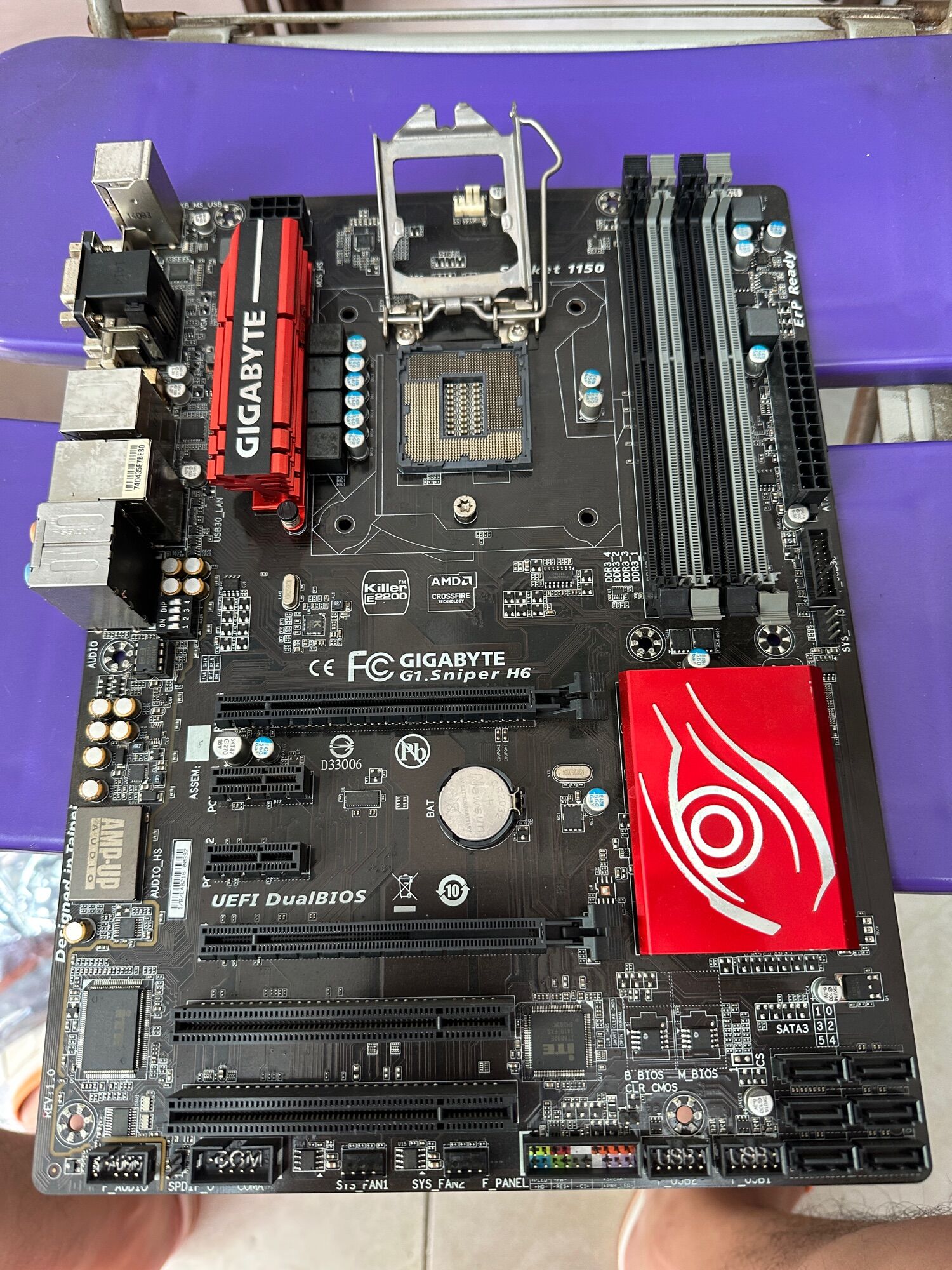 Main gigabyte g1 sniper-h6 chipset h97 socket 1150