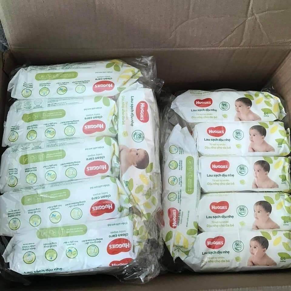 COMBO 2GÓI Khăn ướt Huggies (gói 64tờ)