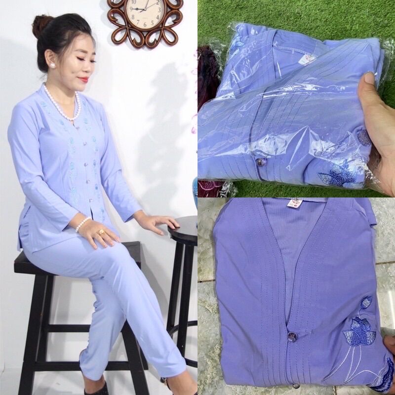 Đồ Lam Đi Chùa ✅ Mẩu Bài Lai Thun
