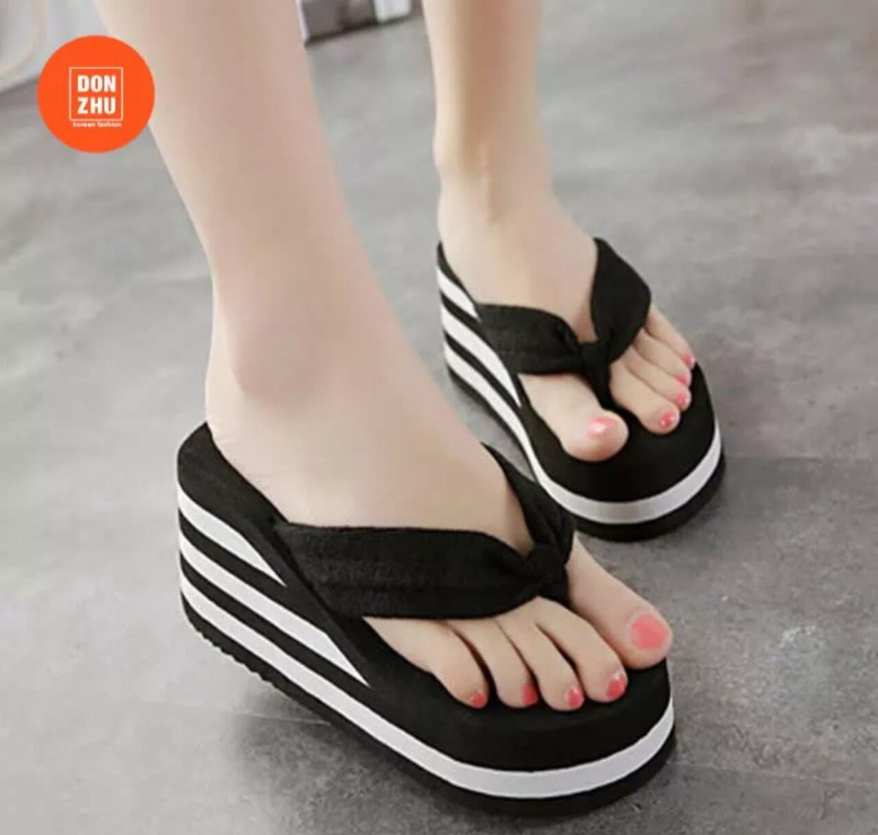 dép xốp kẹp đế sọc