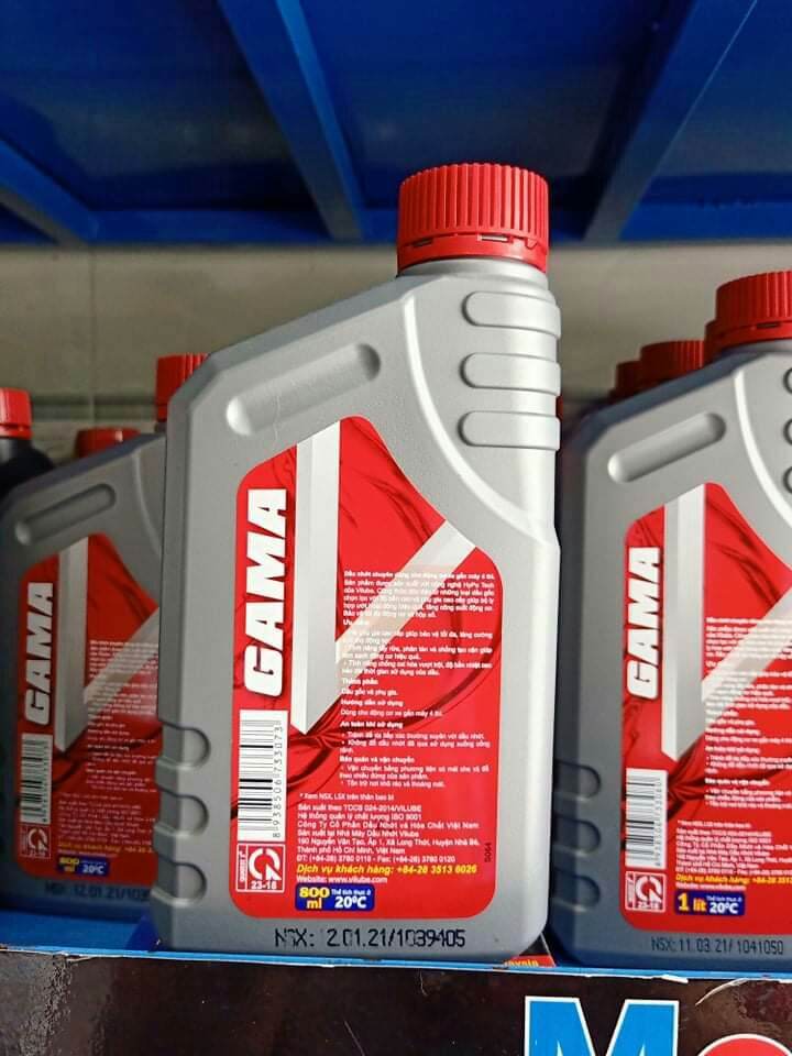 [HCM]Dầu nhớt GAMA V 20W50 (dung tích 800ml)