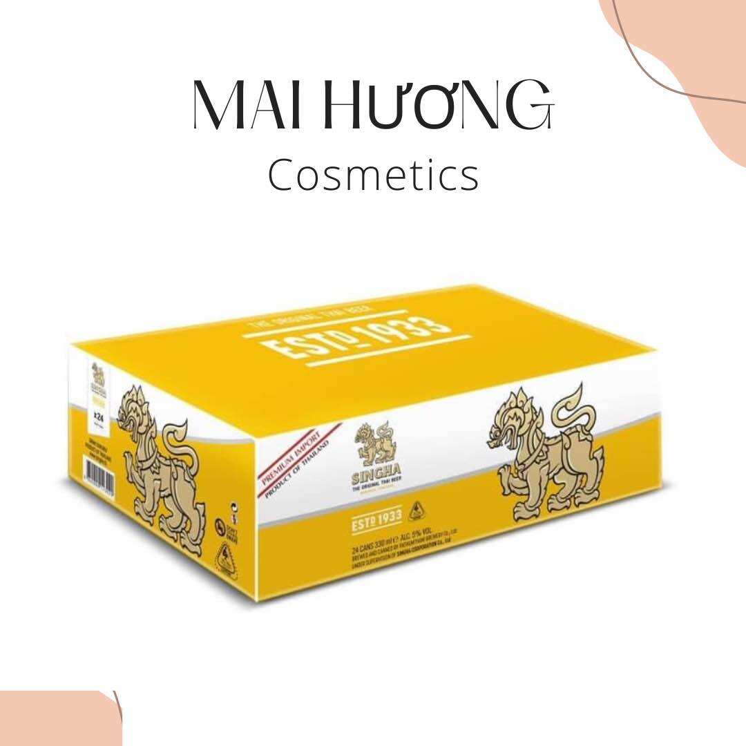 {SẴN - HOẢ TỐC }Bia SINGHA lon 330ml ( Thùng 24 Lon 330ml)