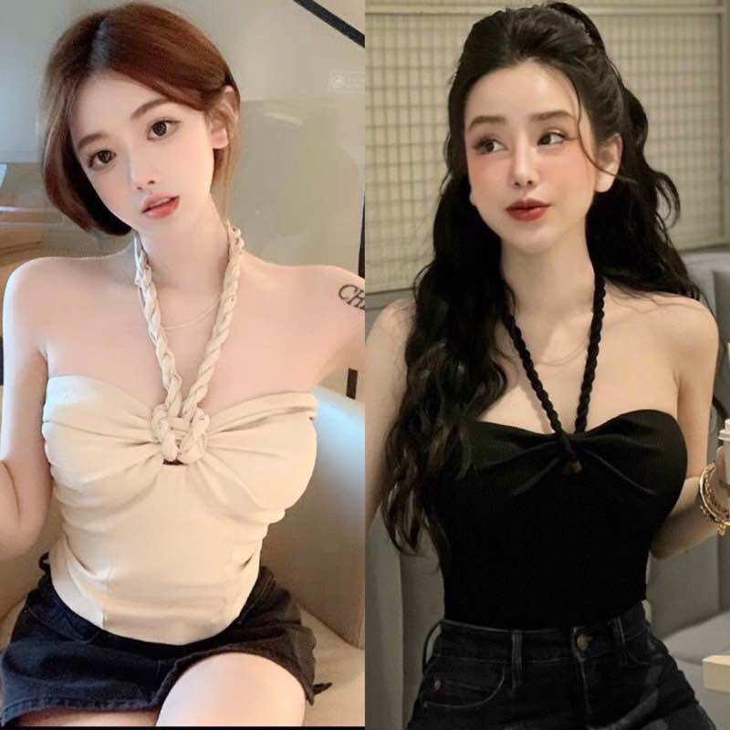Áo yếm trơn dây thừng xinh đẹp YVT