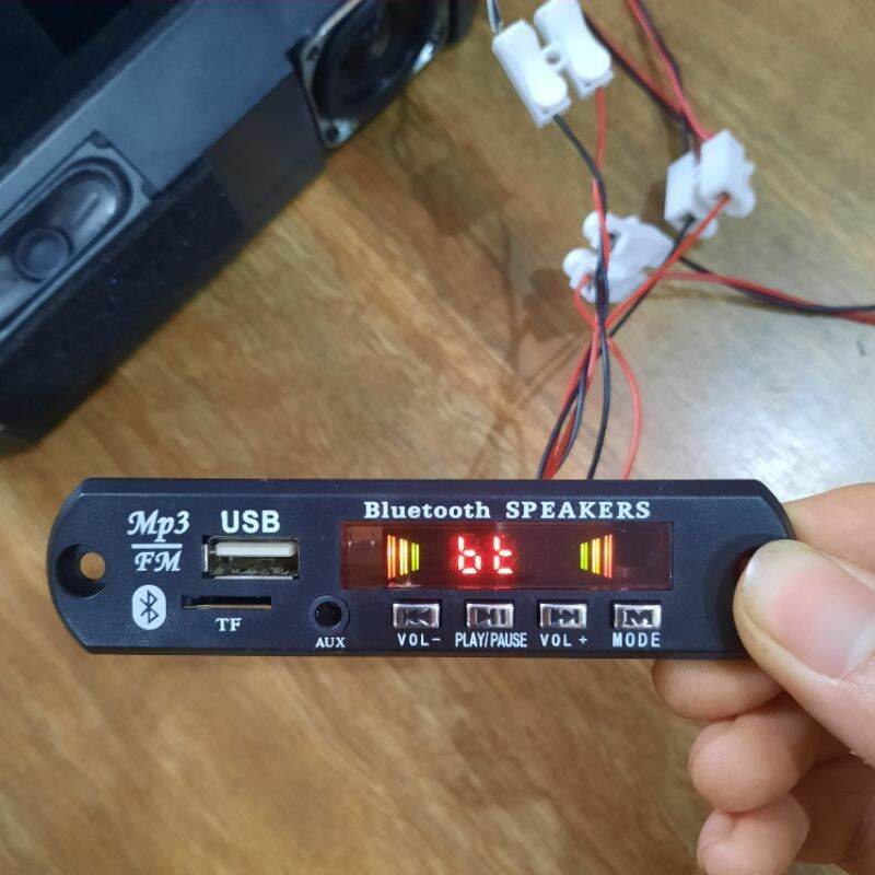 Mạch loa bluetooth + công suất 50w 2 bên