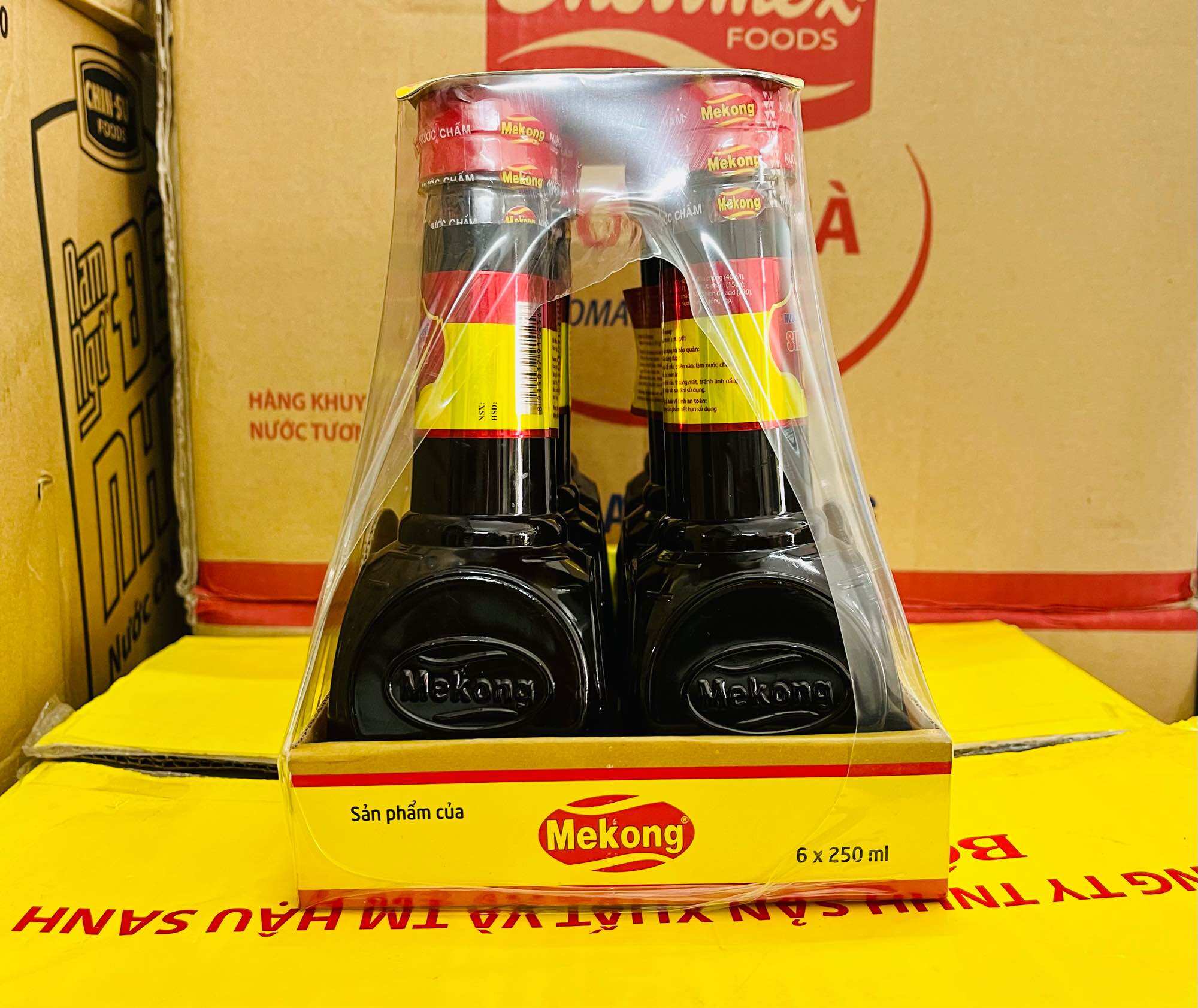 Lốc nước tương Mekong siêu hạng (6 chai x 250ml)