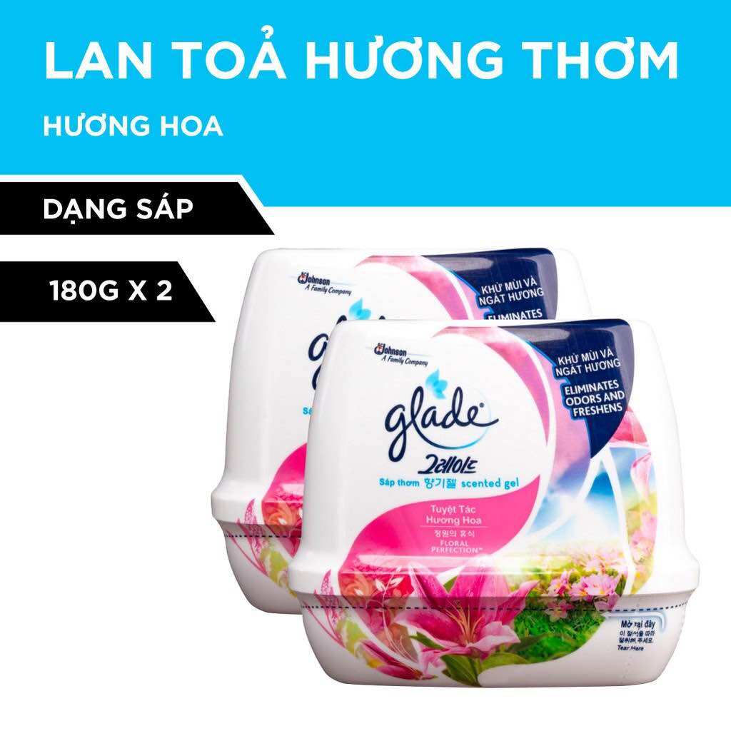 Combo 2 cục sáp thơm phòng Glade nhập khẩu Thái Lan