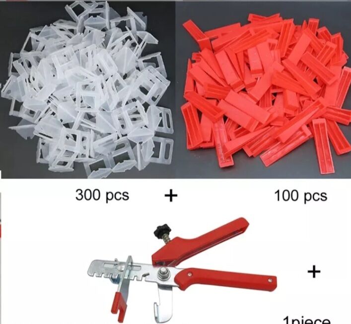 Lát tầm 30m2 - combo 1 kìm bấm ke + 300 ke móc cân bằng+ 100 nêm cân bằng, hàng chất lượng cao - ke cân bằng gạch ốp lát cao cấp