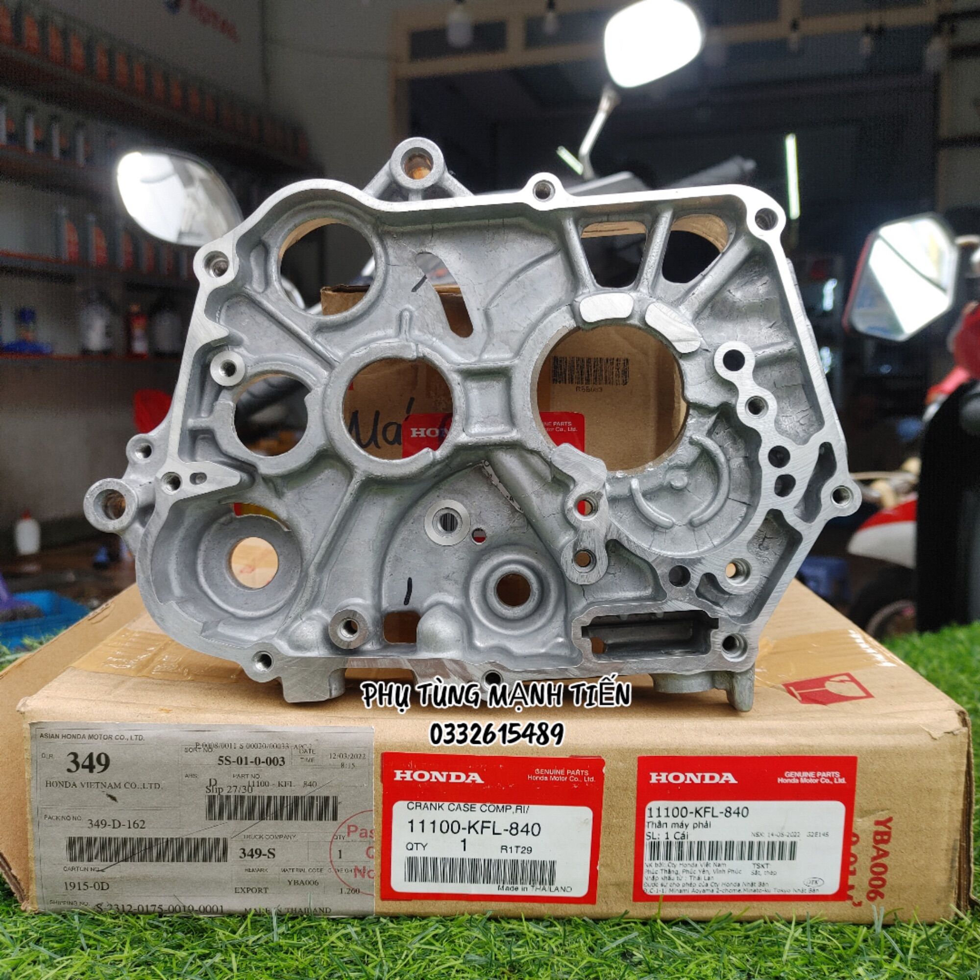 Lốc bơm nhớt rời Wave Thái 110 - Future 110 zin chính hãng Honda