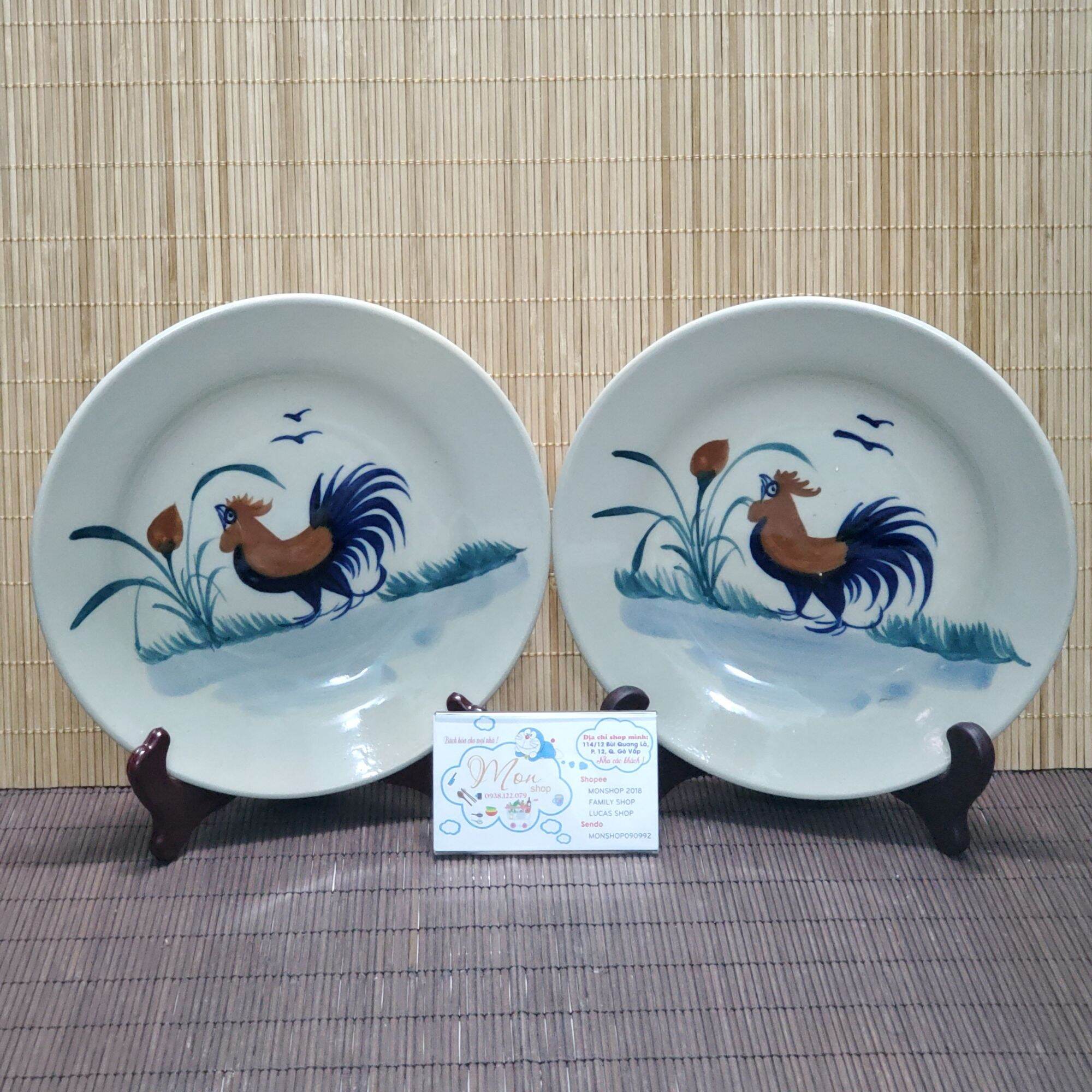 [FreeshipMAX]COMBO DĨA CON GÀ 100% THỦ CÔNG CAO CẤP