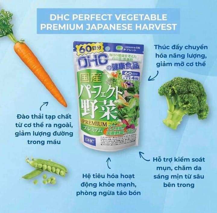 Viên uống rau củ dhc tổng hợp