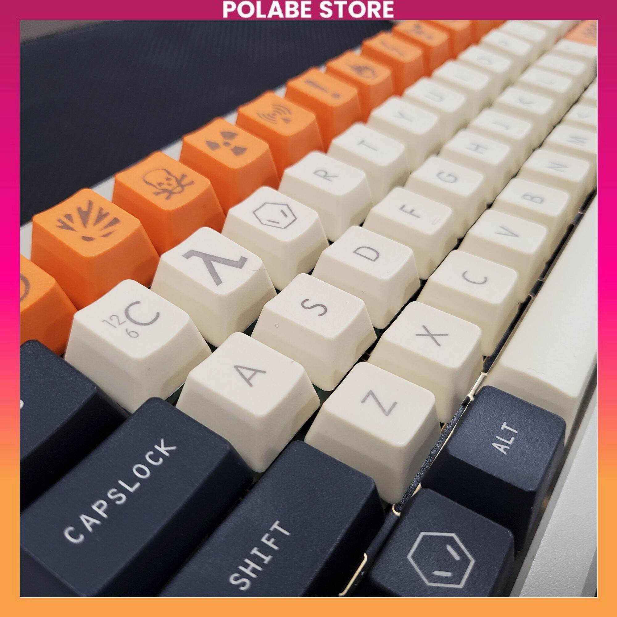 Keycap Carbon OEM Profile PBT bàn phím cơ - Polabe Store