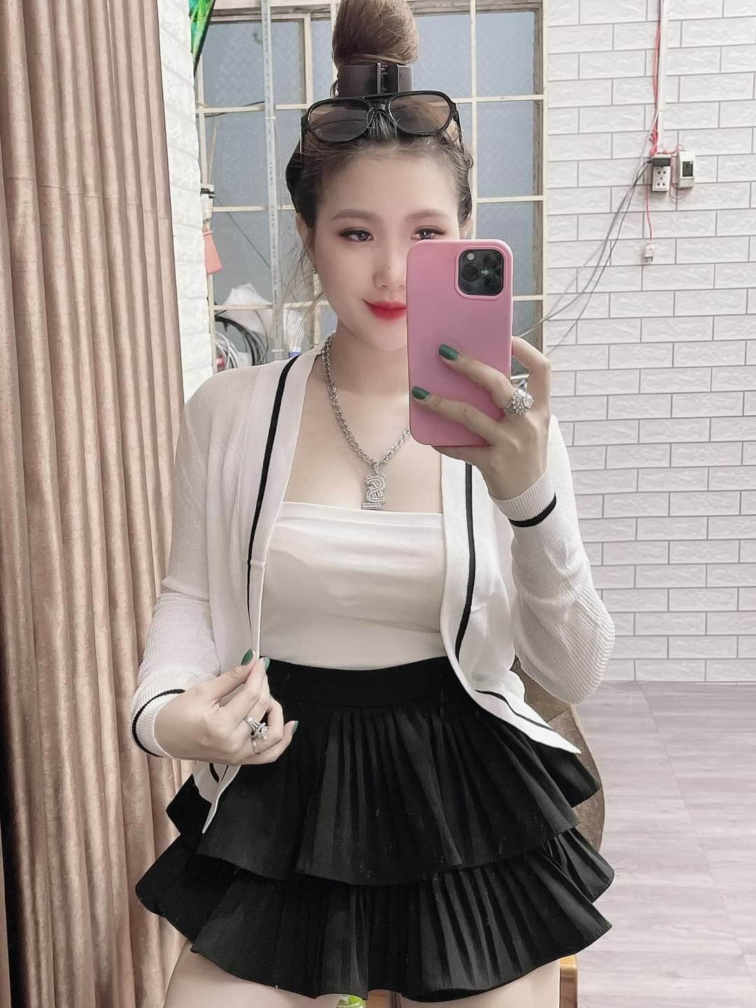 Áo Khoác Len Mỏng Phối Đồ Xinh. Áo Khoác Len Nữ H159