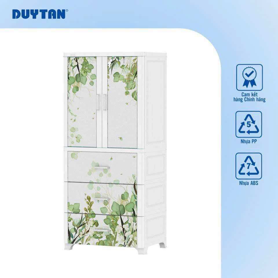 Tủ nhựa Duy Tân wing 2 cánh 3 ngăn