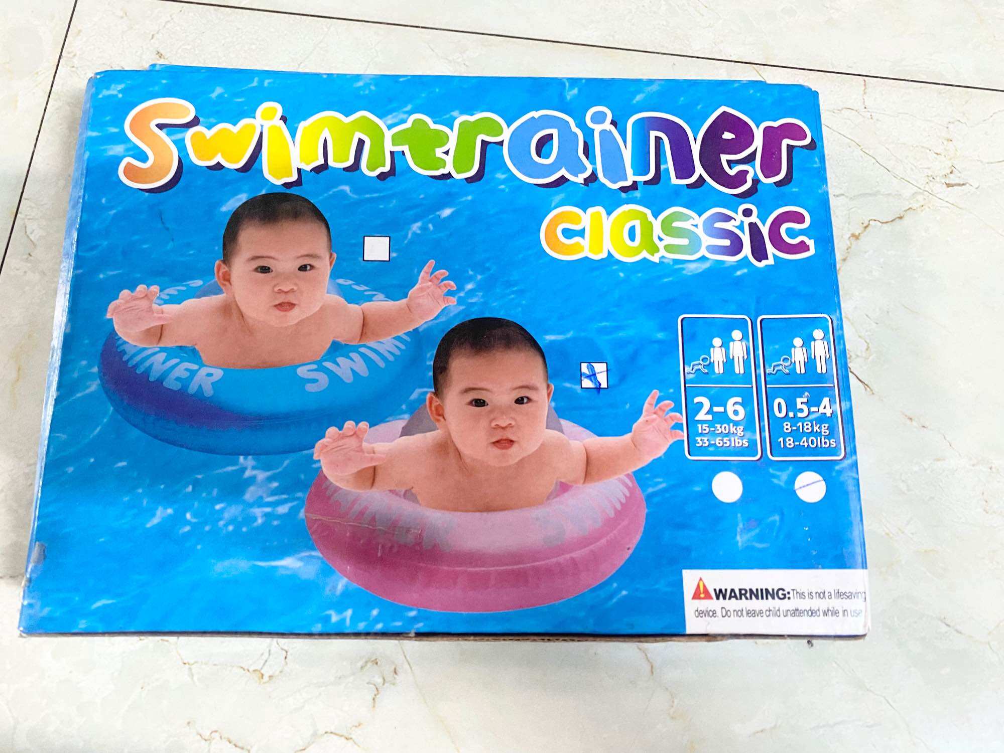 Phao bơi cho bé từ 8-18 kg màu hồng