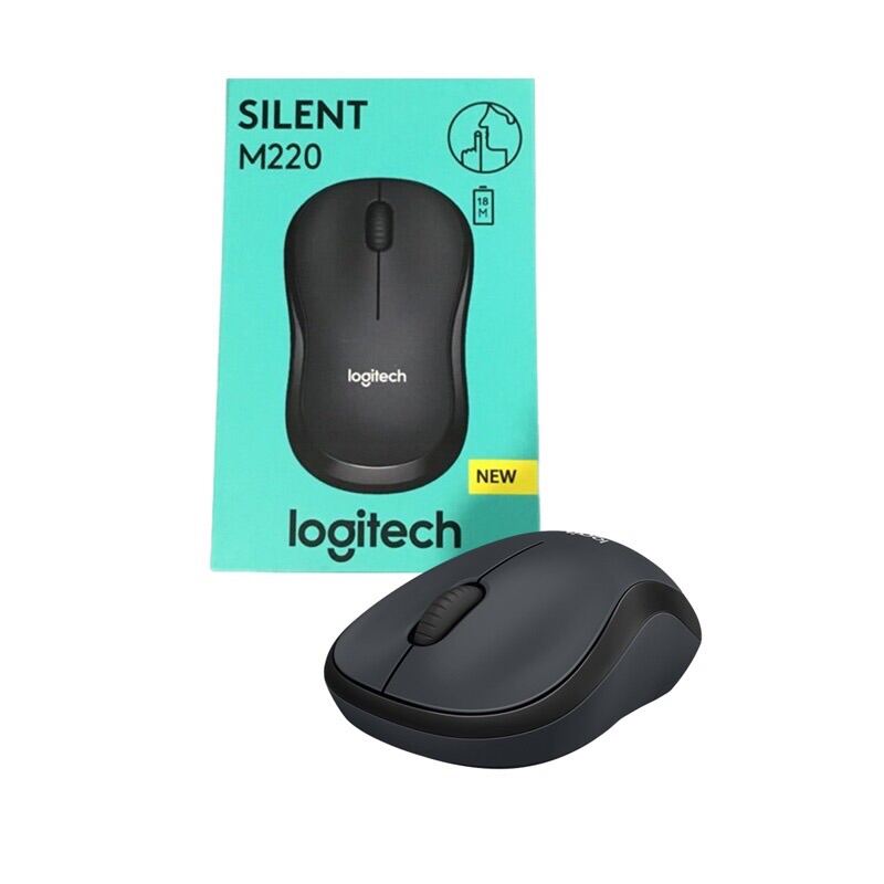 Chuột Máy Tính Không Dây Logitech M220 Không Tiếng Ồn Cao Cấp .