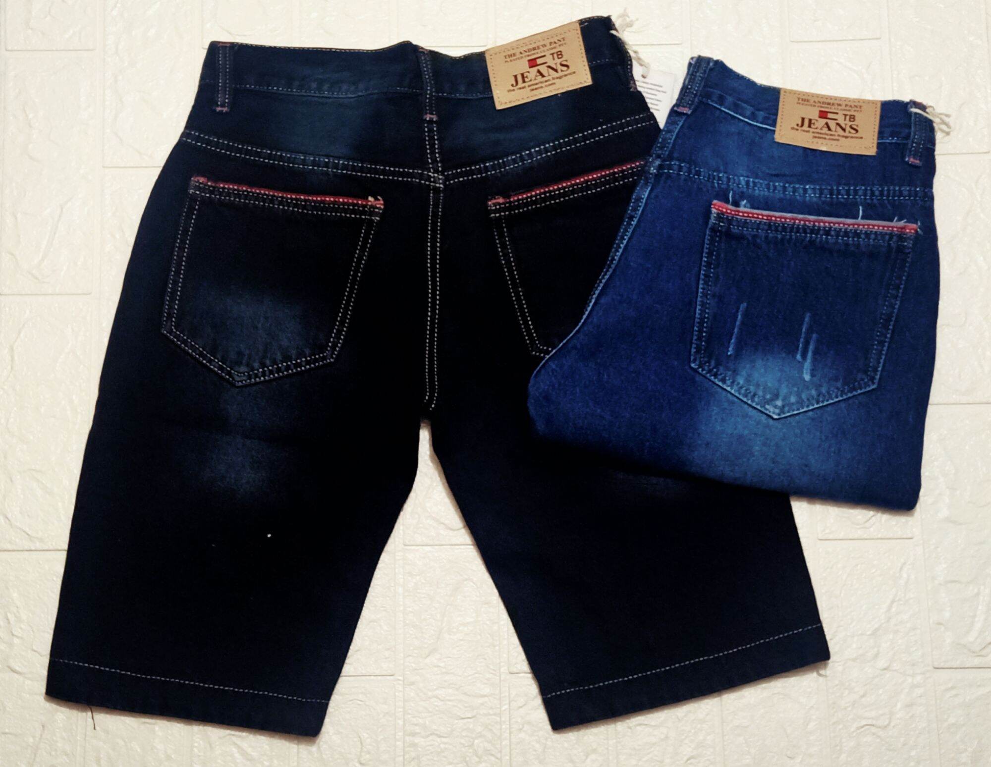 Quần short jean nam TD489