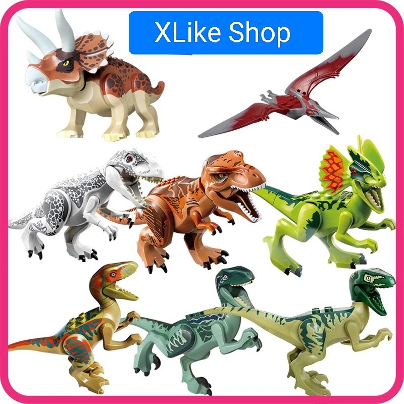 Đồ Chơi Lắp Ráp Vương Quốc khủng long cho bé