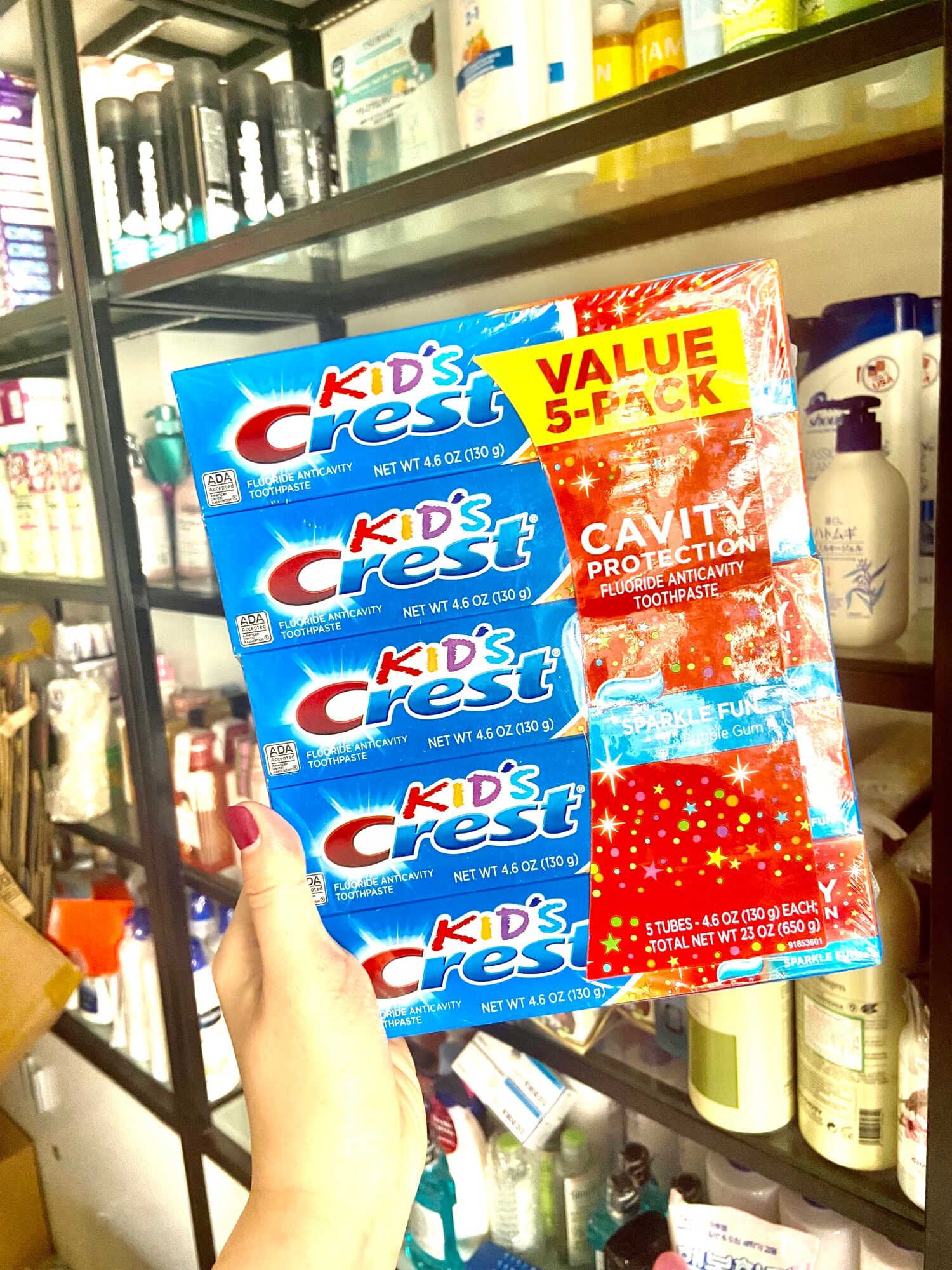 🇺🇸1 Kem đánh răng CREST KIDS MỸ 130g KID’S CREST TOOTHPASTE