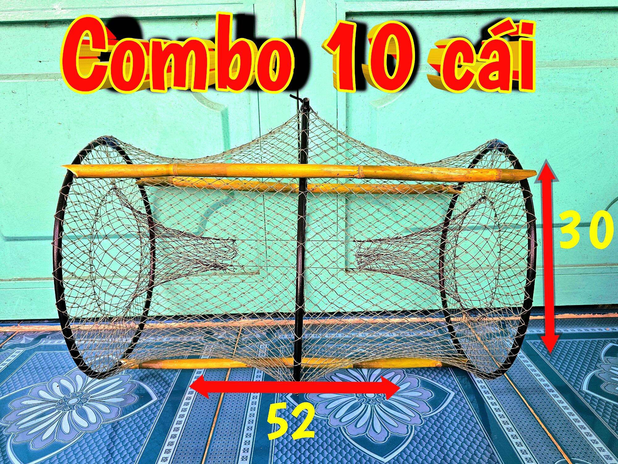 Combo 10 Lờ cá cải tiến không cần mồi