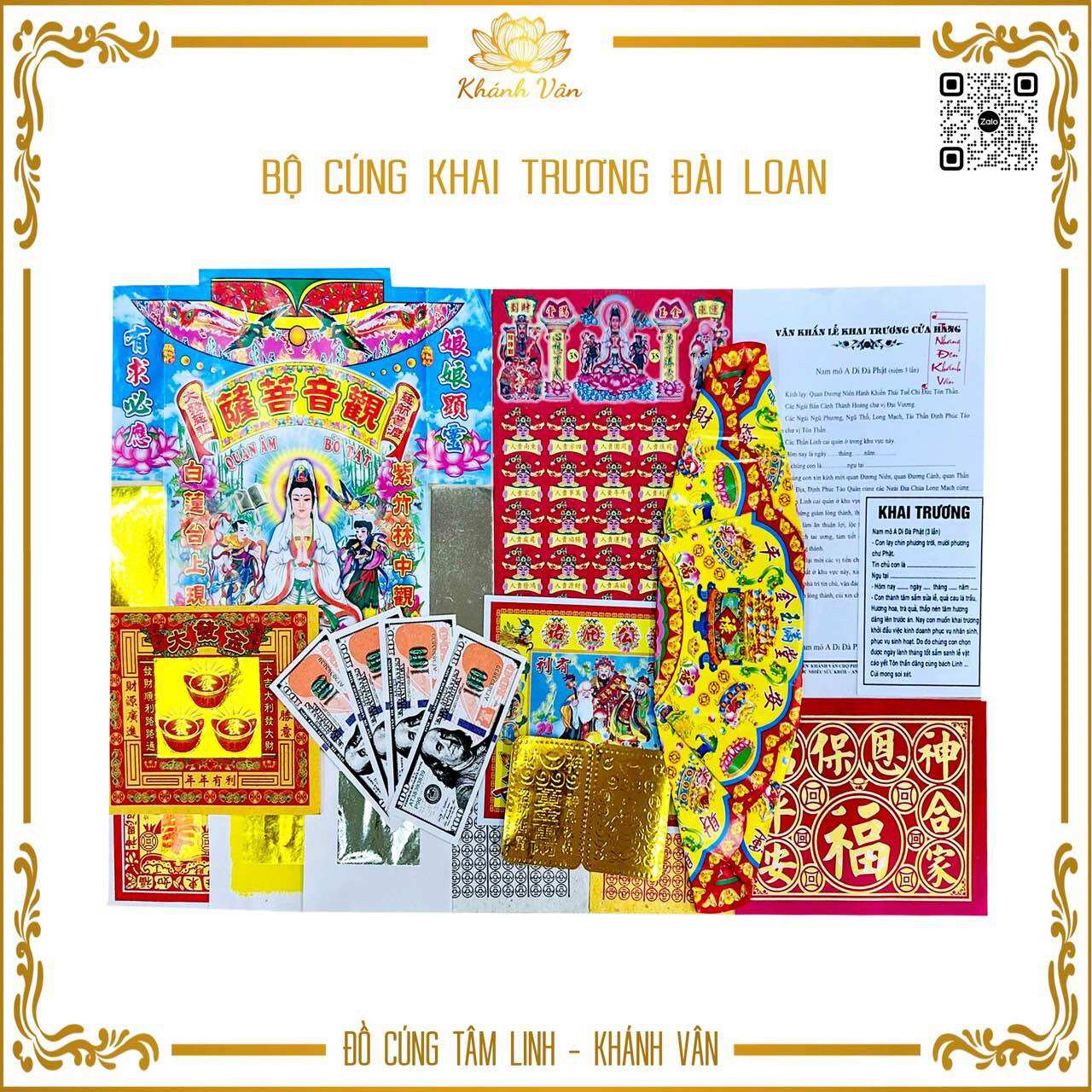 Giấy Cúng Khai Trương ( Nhà ở , Cửa Hàng )-( Ảnh Thật + Văn Khấn )