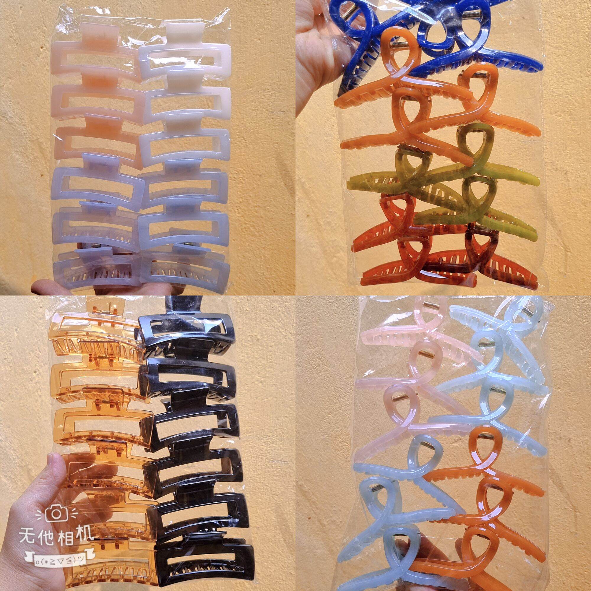sỉ 12 chiếc kẹp tóc nhựa siêu rẻ