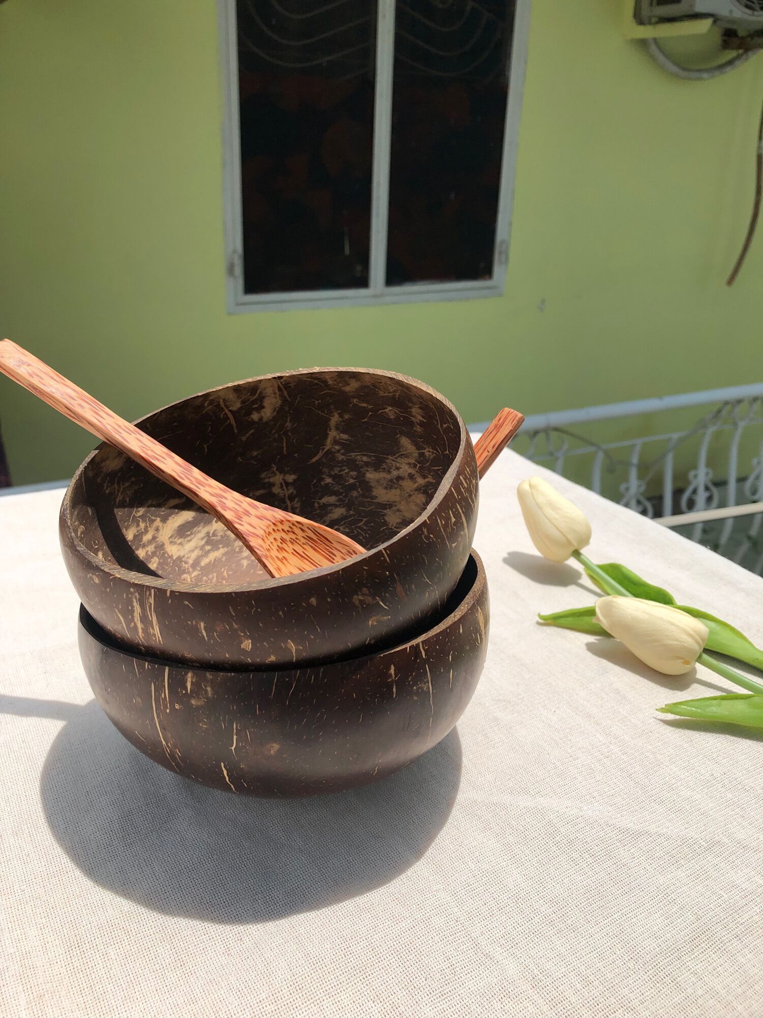 COMBO bộ gáo dừa kèm muỗng