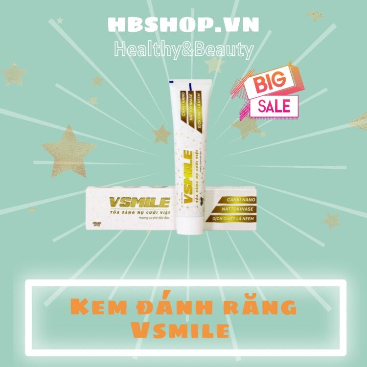 [HCM]Kem Đánh Răng Thảo Dược Vsmile VINALINK GROUP Hương Vị Cà Phê – Kem Đánh Răng Chống Đột Quỵ