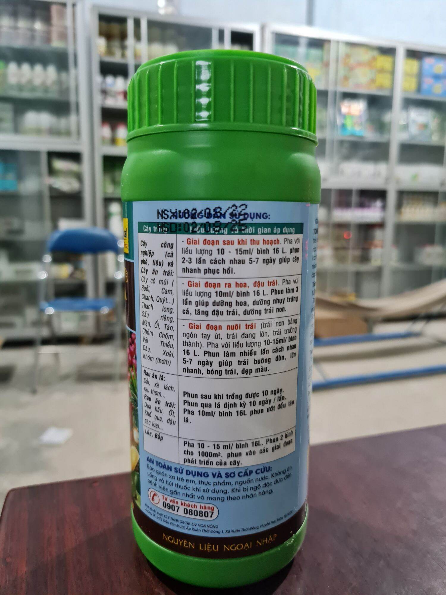 Phân bón lá TONIK 1.8 chai 500ml