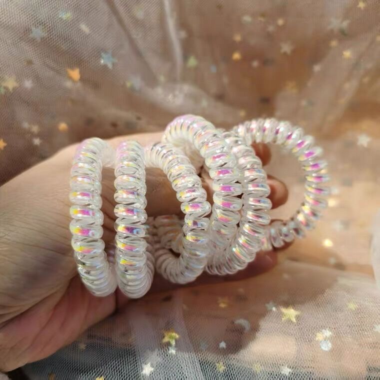 Dây cột tóc lò xo hologram Meily Store