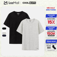 [CHỈ 15-17.11 TẶNG QUÀ ĐƠN TỪ 299K]Combo 2 Áo thun nam Cotton Compact ngắn tay phiên bản Premium chống nhăn, thoáng mát nhiều màu - Coolmate