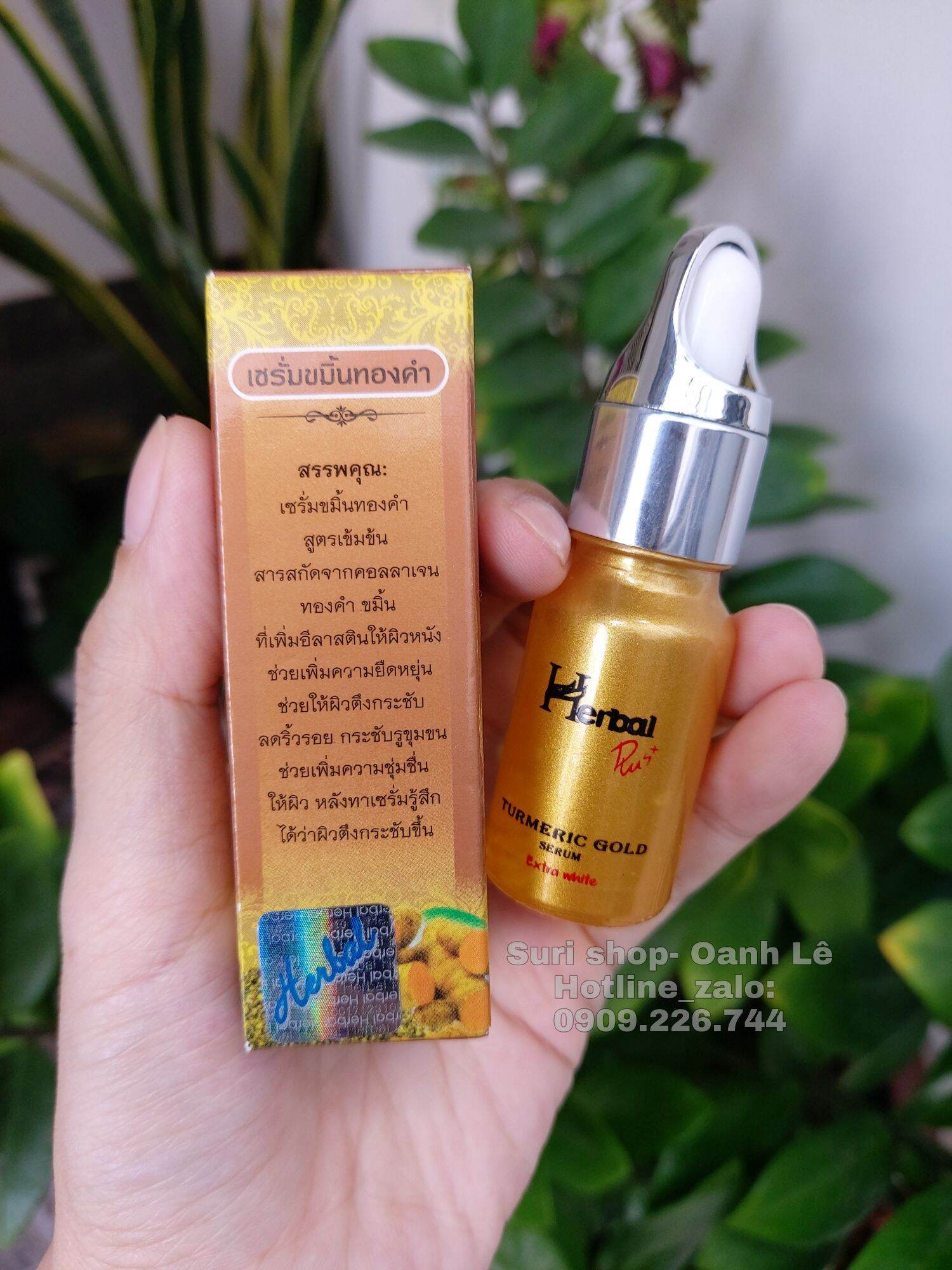 Serum nghệ Herbal Thái Lan ngừa mụn,hết thâm do mụn.
