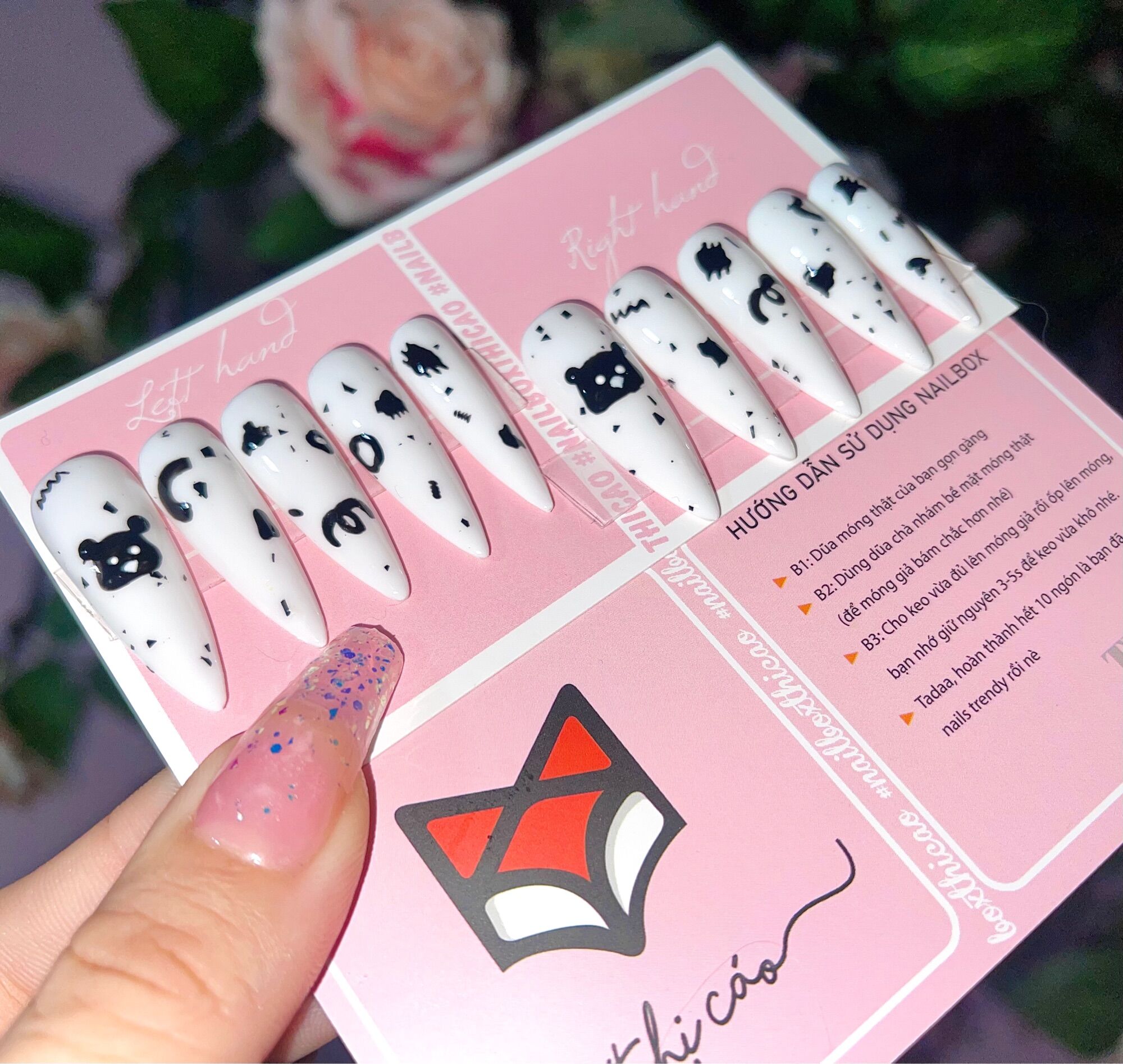 [Nails Box] Móng tay úp giả thiết kế
