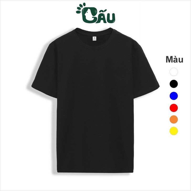 Áo thun Gấu 194 phông trơn cổ tròn tay ngắn, vải Su xược mềm mịn, co dãn, from nhỏ - XUOC.