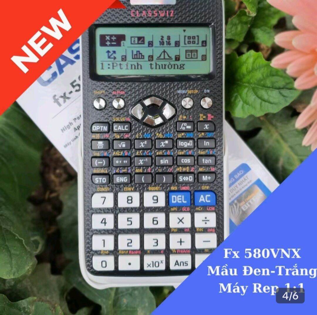 M.áy tính học sinh FX580VN-X , M.áy tính dòng thường 521 chức năng , dùng cho học sinh cấp 2 và cấp 3 , tính toán nhanh , bền bỉ , lỗi 1 đổi 1 trong vòng 1 năm - 2