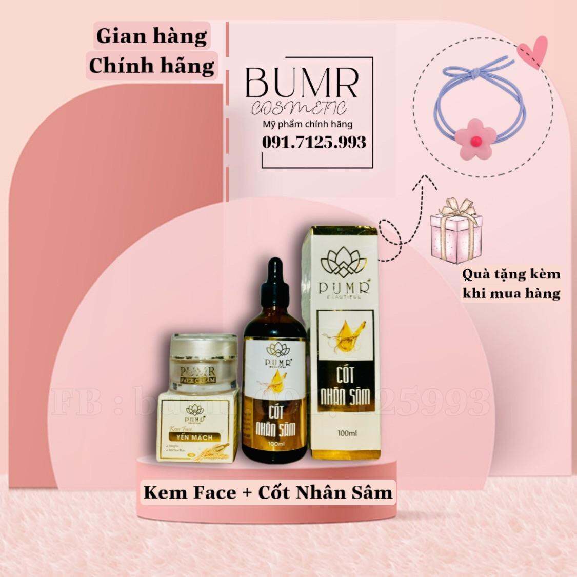 Cốt nhân sâm và face tối Pumr