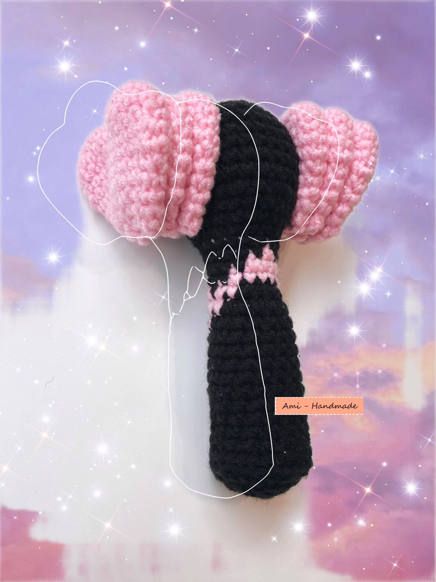 Lightstick Blackpink (Sản phẩm len handmade)