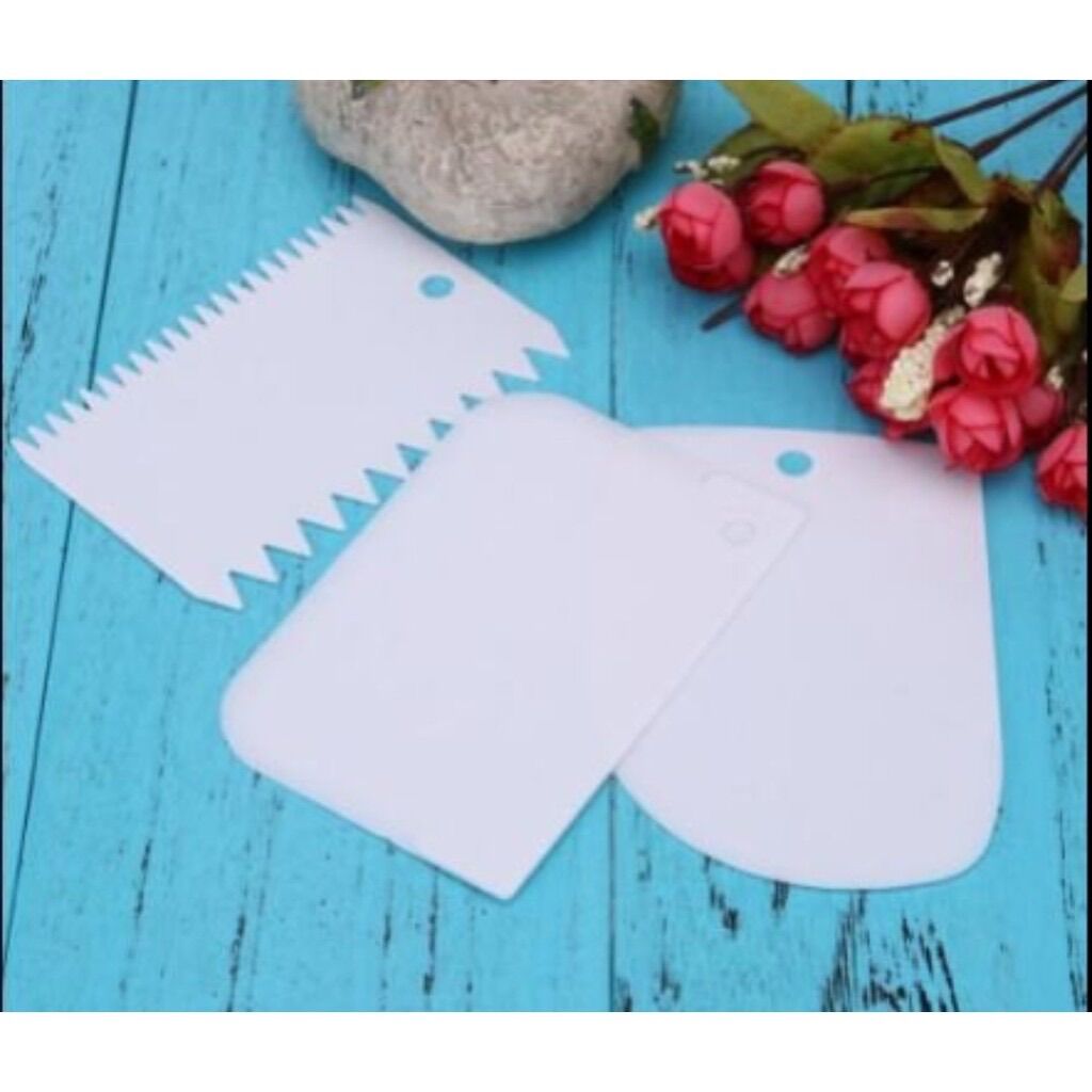 Bộ 3 miếng vét bột tạo vân bánh