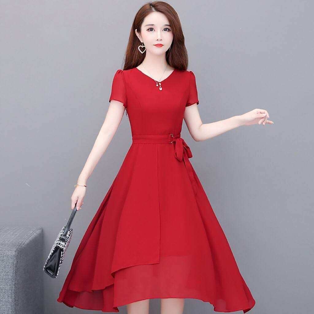 Đầm voan hai lớp duyên dáng đáng yêu