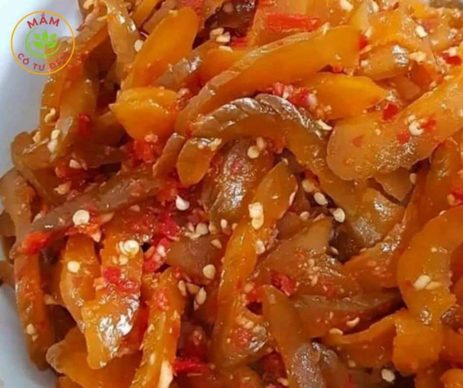 Dưa mắm trộn sẵn thương hiệu mắm cô tư đémhủ 500 gam